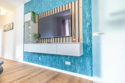 TV/Unterhaltungsangebot in der Unterkunft Sweet 2BR & 1LR Apartment, Around Donaustadt
