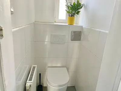 Ein Badezimmer in der Unterkunft Bright & Cozy Apartment in City Center Vienna 32
