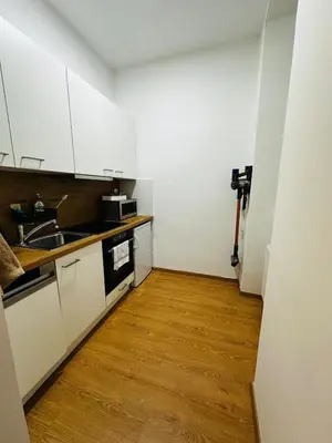 Küche/Küchenzeile in der Unterkunft Cozy flat near main station & center