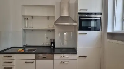 Küche/Küchenzeile in der Unterkunft M11 Baden bei Wien