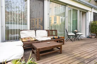 Ein Balkon oder eine Terrasse in der Unterkunft Vienna City Paradise