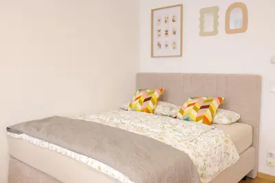 Ein Bett oder Betten in einem Zimmer der Unterkunft Modern City Stay Vienna