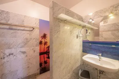Ein Badezimmer in der Unterkunft Appartementhaus Freiler