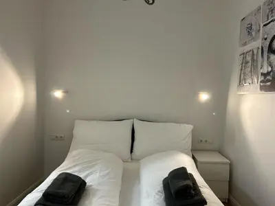Ein Bett oder Betten in einem Zimmer der Unterkunft MY Home in Vienna