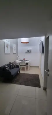 Ein Sitzbereich in der Unterkunft Small and cozy flat