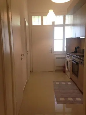 Küche/Küchenzeile in der Unterkunft Small and cozy flat