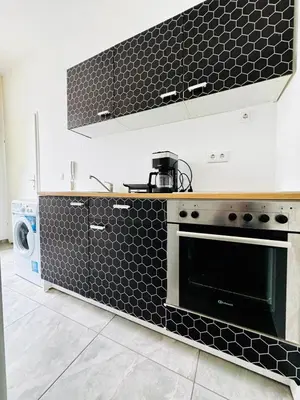 Grundriss der Unterkunft Chic Studio Retreat Near Augarten Park