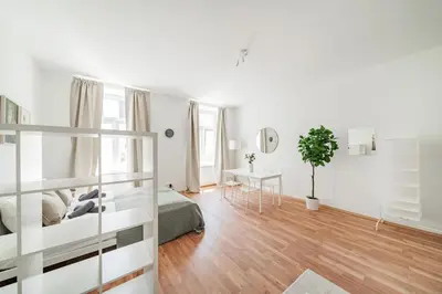 Ein Sitzbereich in der Unterkunft Central Studio Apartment