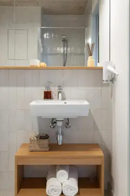 Ein Badezimmer in der Unterkunft Tribera Vienna Erdberg