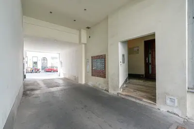 Grundriss der Unterkunft Grün, ruhig und zentral, großes Apartment mit Grünblick