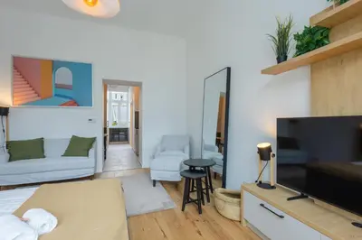 TV/Unterhaltungsangebot in der Unterkunft josef's home I Premium Studio I Metro Access