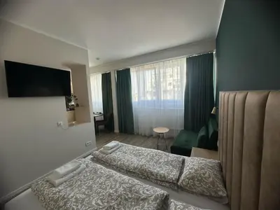 Ein Bett oder Betten in einem Zimmer der Unterkunft bookVienna 
