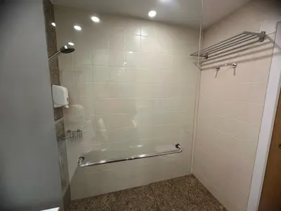 Ein Badezimmer in der Unterkunft bookVienna 