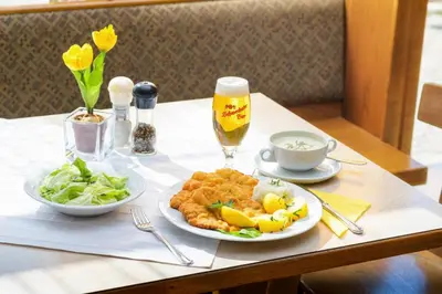 Essen in der Pension oder in der Nähe