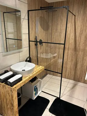 Ein Badezimmer in der Unterkunft Anita Apartment Breitenbrunn Chill And Relax