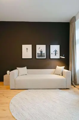 Ein Sitzbereich in der Unterkunft Homey 2BR perfect for 4-6 metro close to Naschmarkt
