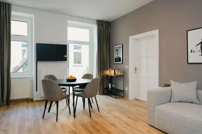 TV/Unterhaltungsangebot in der Unterkunft Neat 1BR perfect for 4 free parking