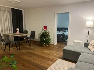 Ein Sitzbereich in der Unterkunft Stadt Vienna