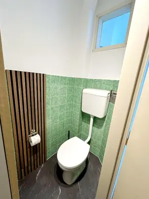 Ein Badezimmer in der Unterkunft 2 rooms apartment near Schönbrunn palace