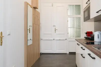 Küche/Küchenzeile in der Unterkunft Vienna Stay Apartments Castellez 1020
