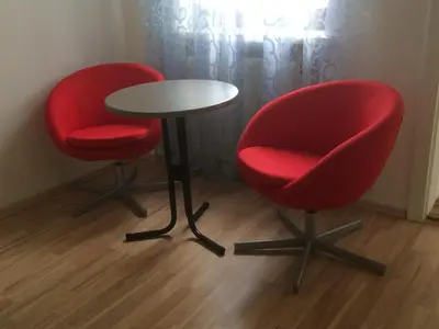 Ein Sitzbereich in der Unterkunft Ferienwohnung Heiling