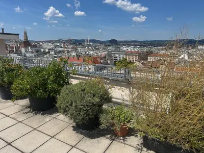 Ein allgemeiner Blick auf Wien oder ein Stadtblick von der Ferienwohnung aus