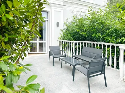 Ein Garten an der Unterkunft Villa Romana Apartments