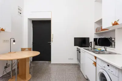 Küche/Küchenzeile in der Unterkunft Austrian Vintage Apartments in Landstraße Wien Mitte
