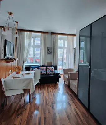 TV/Unterhaltungsangebot in der Unterkunft Cozy small apartment