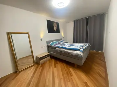 Ein Bett oder Betten in einem Zimmer der Unterkunft NiceapartStephans