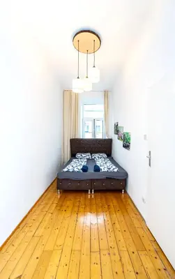 Ein Bett oder Betten in einem Zimmer der Unterkunft Family Apartment near Schönbrunn Palace HL18