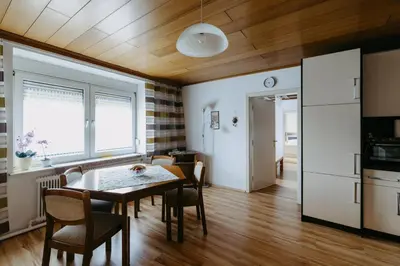 Küche/Küchenzeile in der Unterkunft Ferienwohnung Parndorf
