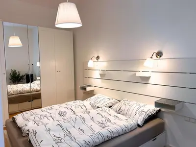 Ein Bett oder Betten in einem Zimmer der Unterkunft Premium City Apartment near Mariahilfer Strasse