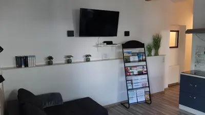 TV/Unterhaltungsangebot in der Unterkunft Ferienwohnung Casa Maya