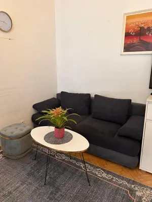 Ein Sitzbereich in der Unterkunft Malatis Appartement
