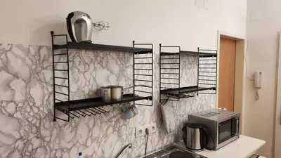 Küche/Küchenzeile in der Unterkunft The Smart Flat