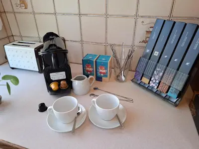 Kaffee-/Teezubehör in der Unterkunft Haabsburg Apartment Vienna