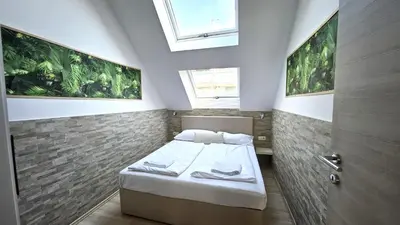 Ein Bett oder Betten in einem Zimmer der Unterkunft Flatprovider - Manuela Apartment Vienna