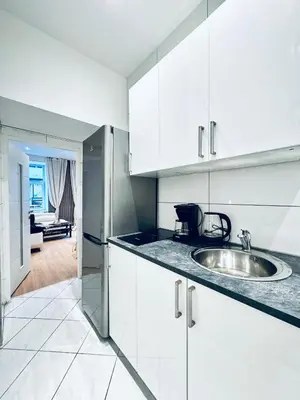 Küche/Küchenzeile in der Unterkunft Comfy 1-Bedroom Apartment, 12 Minutes from Central Area