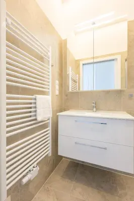 Ein Badezimmer in der Unterkunft josef's home I Premium Apartment I Metro Access