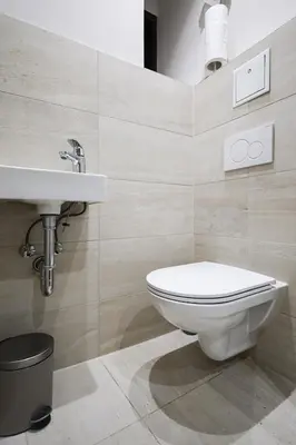 Ein Badezimmer in der Unterkunft BRAND NEW! Apartment Saphire - right near Schönbrunn Palace