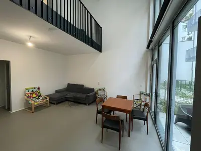 Ein Sitzbereich in der Unterkunft moderne Loft