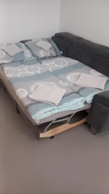 Ein Bett oder Betten in einem Zimmer der Unterkunft moderne Loft