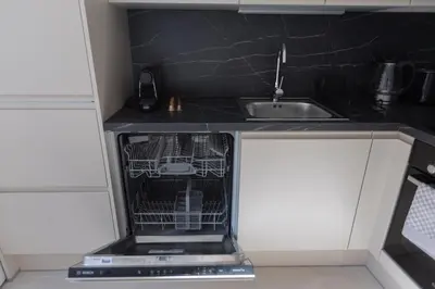 Grundriss der Unterkunft Modern 2 Bedrooms Apartment