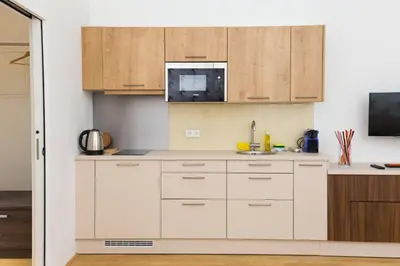 Küche/Küchenzeile in der Unterkunft Vienna Stay Apartments Belvedere