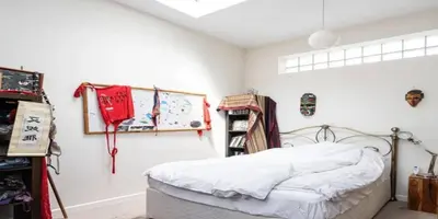 Ein Bett oder Betten in einem Zimmer der Unterkunft SeitzerWohnungPremium CityCentre
