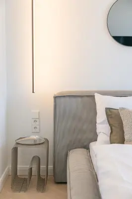 Ein Bett oder Betten in einem Zimmer der Unterkunft josef's home I Sublime Studio