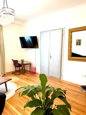 TV/Unterhaltungsangebot in der Unterkunft Comfy central apartment 93 Sqm