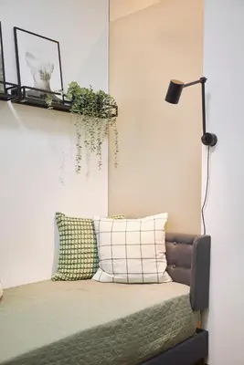 Ein Bett oder Betten in einem Zimmer der Unterkunft Design Apartment Vienna by JR City Apartments