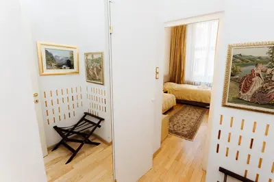 Ein Sitzbereich in der Unterkunft Royal Vienna Stay
